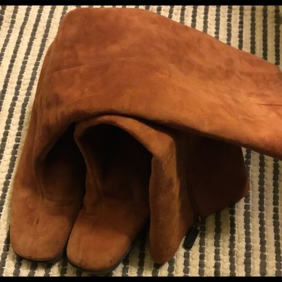 COPY - Brown suede knee hi boots - Picture 2 of 4